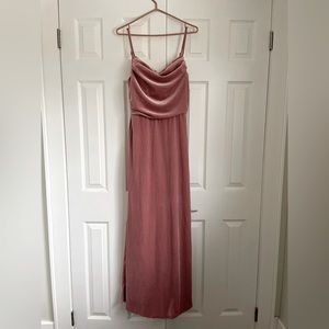 Velvet Pink Bridesmaids Dress size 8-10